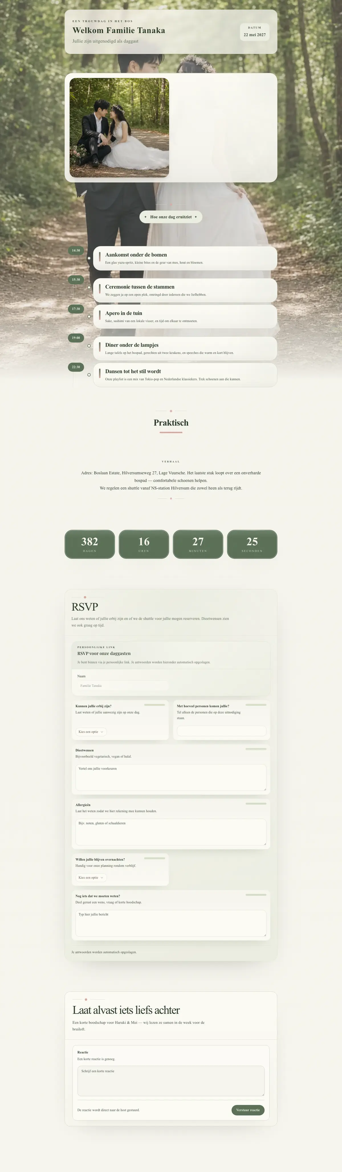 Example Haruki & Mei — Serene & minimal