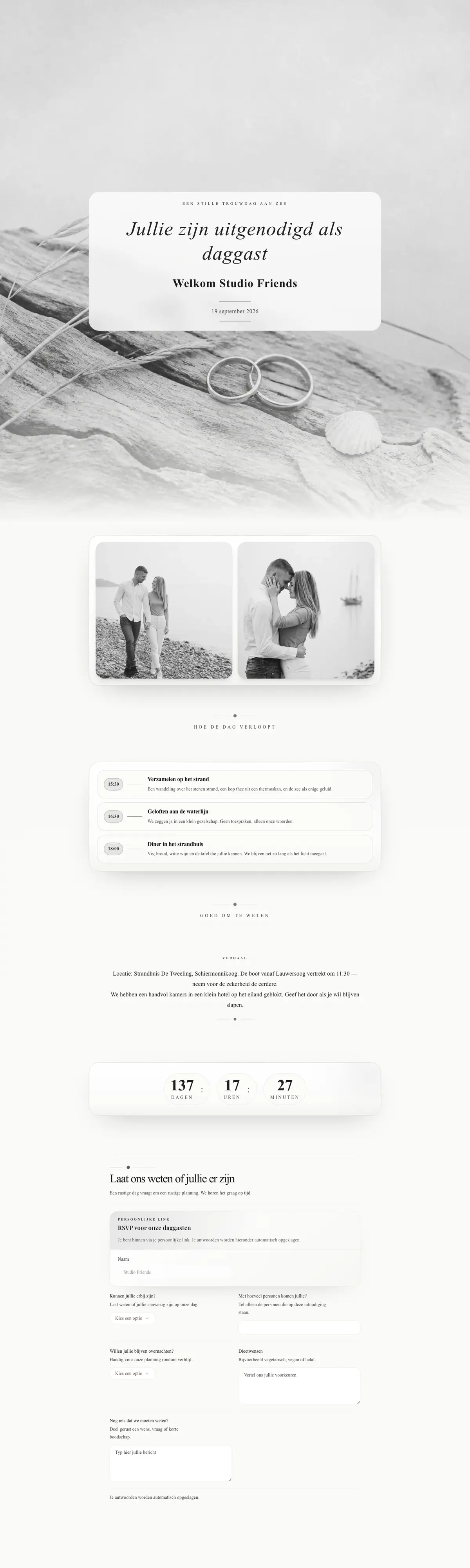 Example Suzan & Freek — Romantic spring wedding